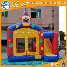 Outdoor small combo inflatable bouncer with slide